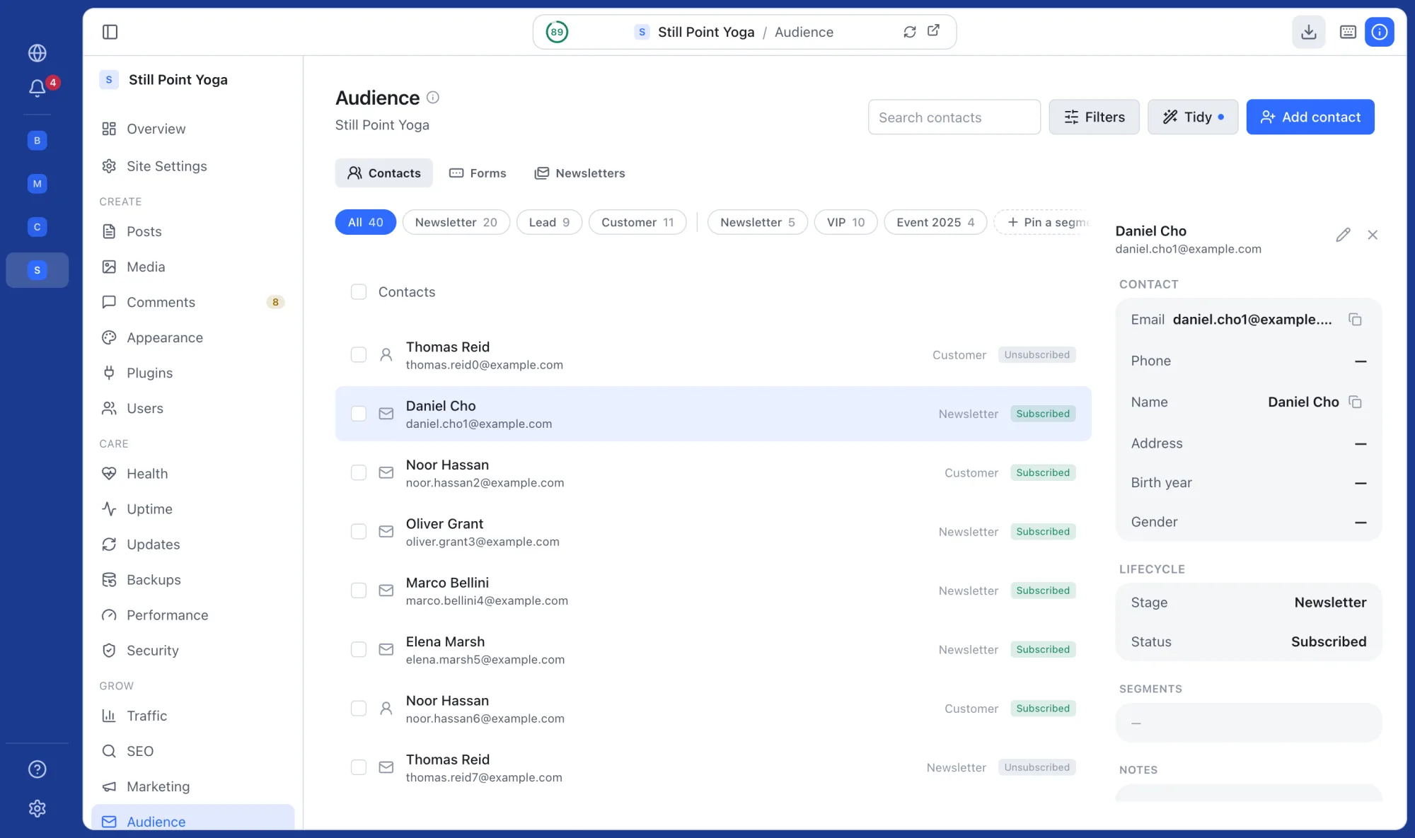 Audience — Apollo